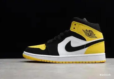 071 TOE JORDAN AIR 1 WHITE YELLOW 852542 BLACK 0531